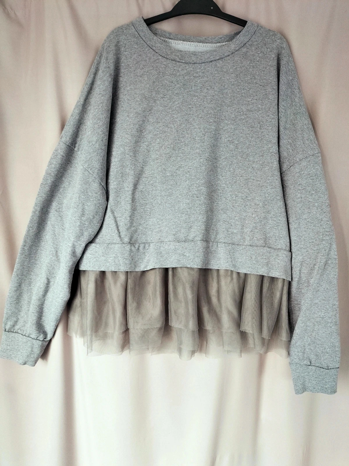 Suéter Oversize Cinza | Feito na Itália | Muito bom estado | Tamanho S – photo 2